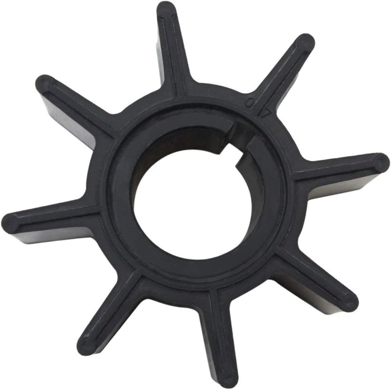 QUICKMARINER QuickMarine 8M0135803 Water Pump Impeller Service Kit for Mercury Marine & Tohatsu Nissan 9.9 15 18 20 HP Outboard Motor Replacement 47-803748 334-65021-0 Sierra 18-8921 with Gasket and Key - Image 4
